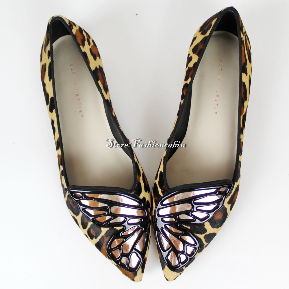NEW Sophia Webster Bibi Butterfly Ballet Flat - Picture 4 of 8